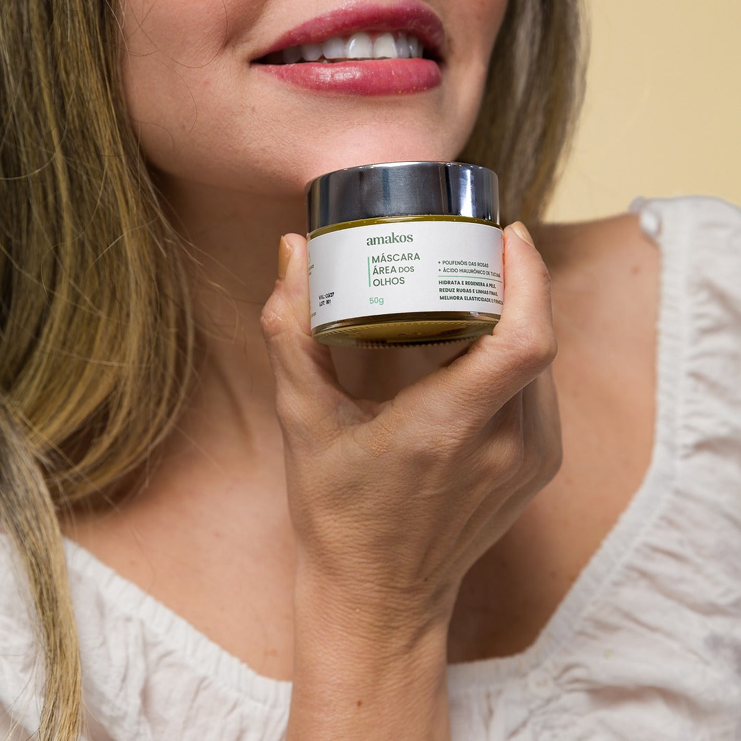 Máscara áreas dos olhos Rosas & Hialurônico do Tucumã