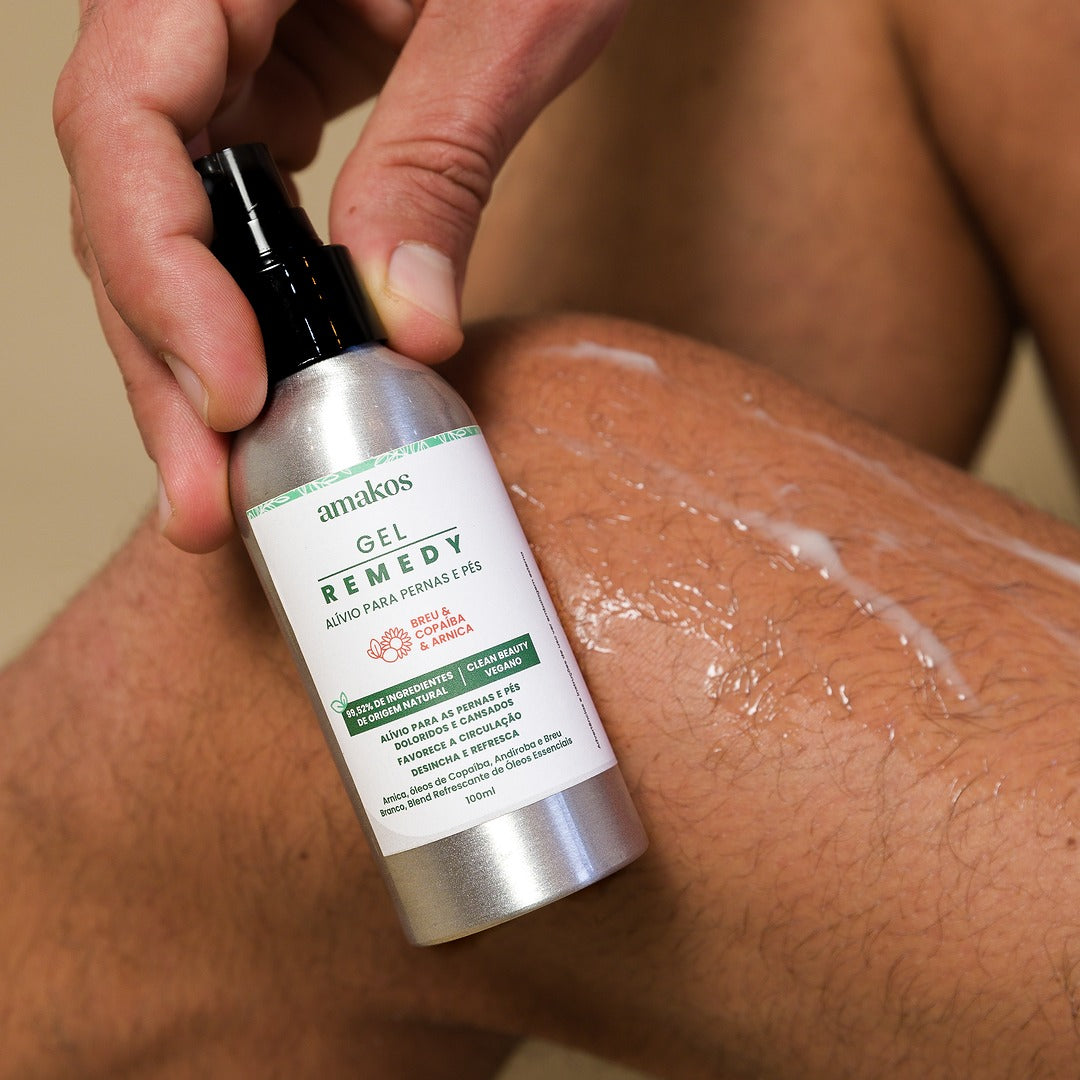 GEL REMEDY ALÍVIO PARA PERNAS E PÉS BREU & COPAÍBA & ARNICA