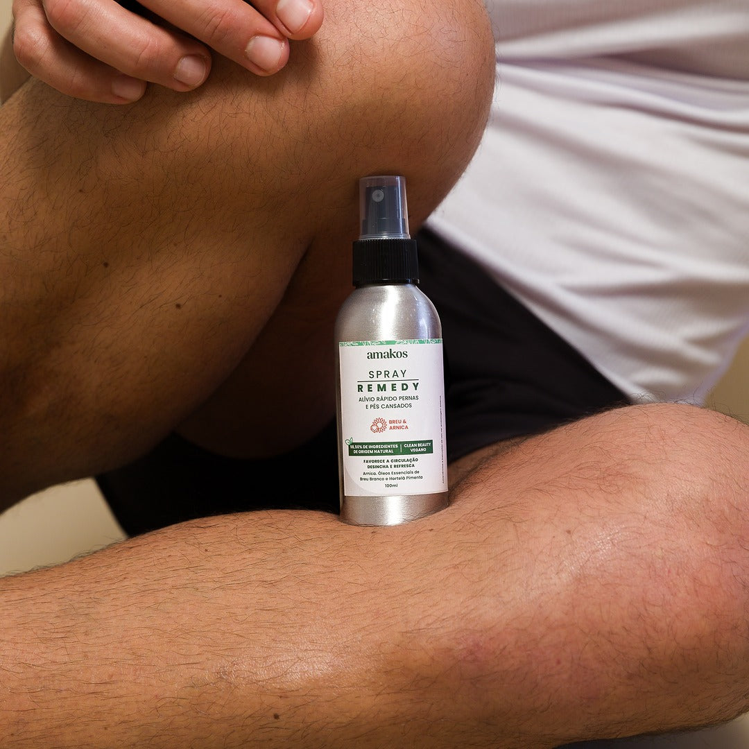 SPRAY REMEDY ALÍVIO RÁPIDO PERNAS E PÉS CANSADOS BREU & ARNICA