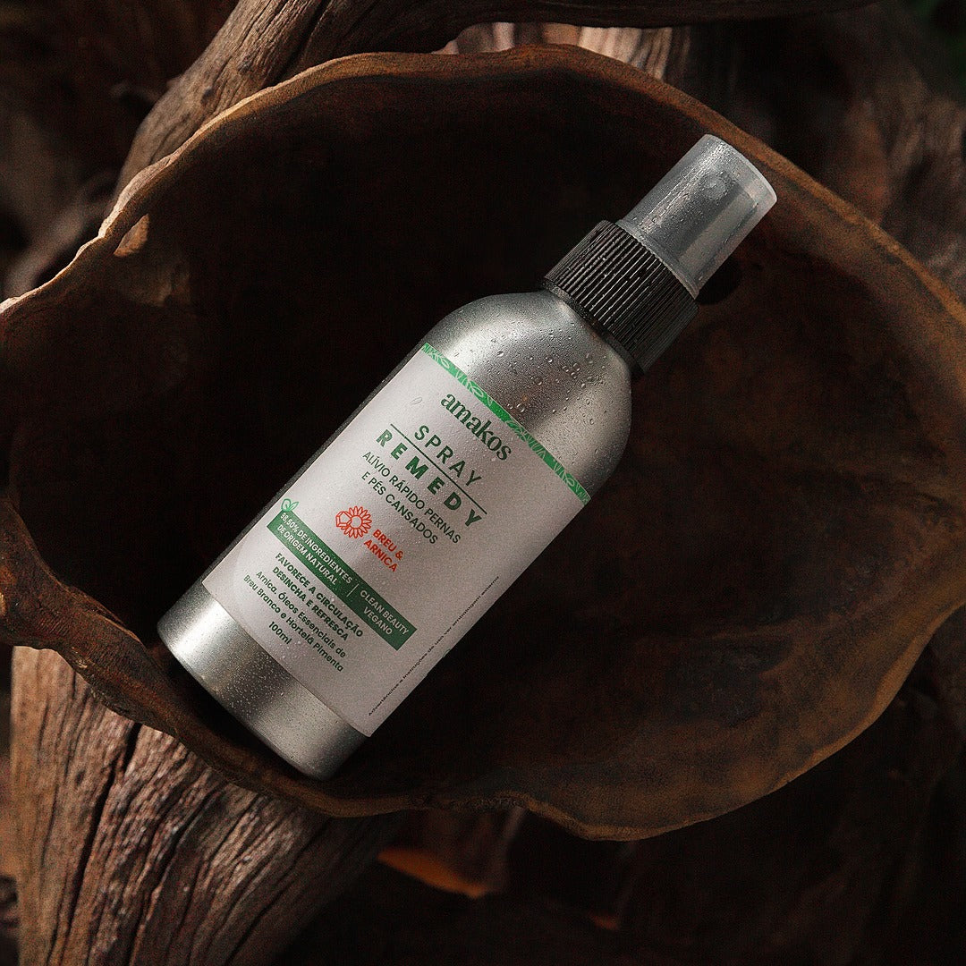 SPRAY REMEDY ALÍVIO RÁPIDO PERNAS E PÉS CANSADOS BREU & ARNICA