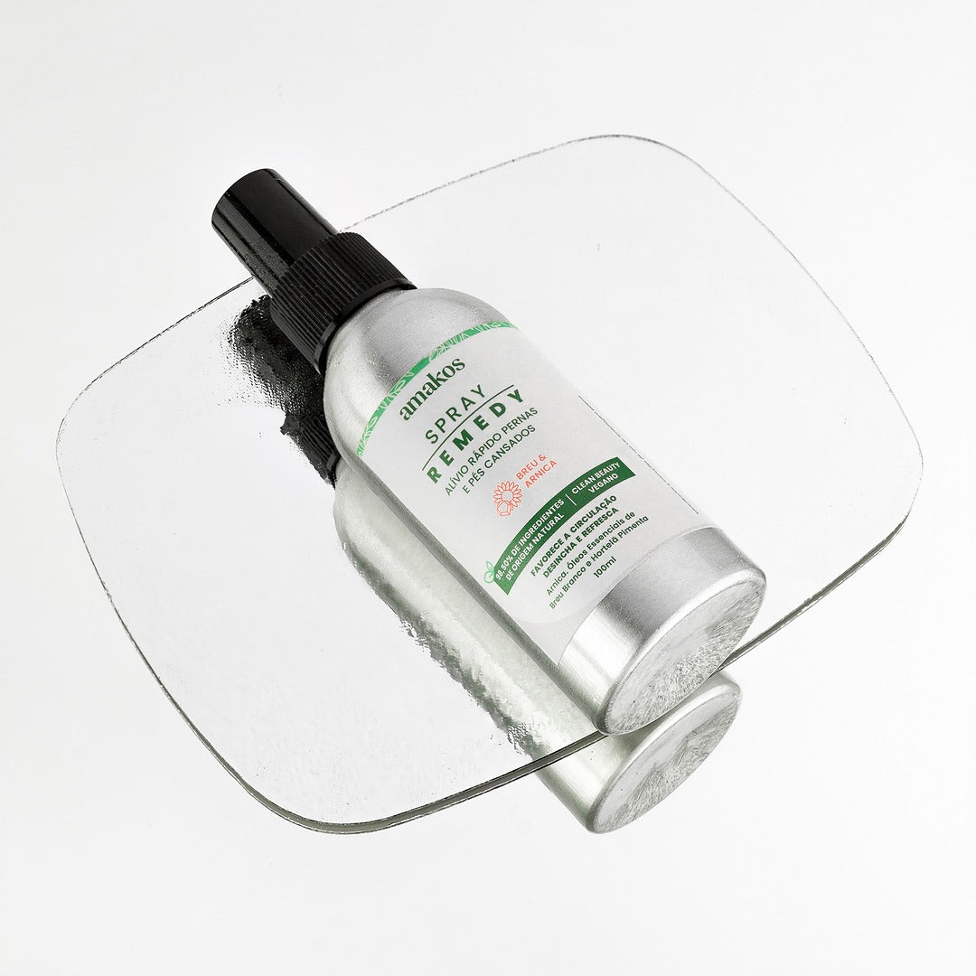 SPRAY REMEDY ALÍVIO RÁPIDO PERNAS E PÉS CANSADOS BREU & ARNICA