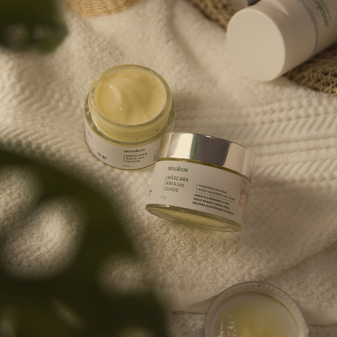 Máscara áreas dos olhos Rosas & Hialurônico do Tucumã
