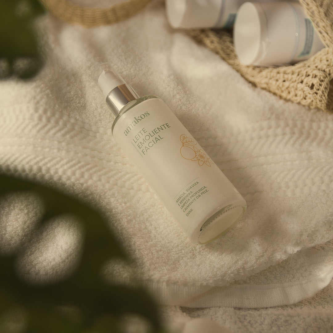 Leite Emoliente Facial Copaíba & Passiflora