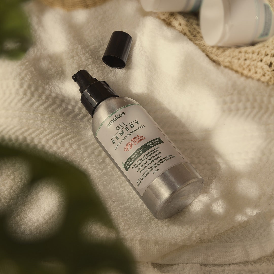 GEL REMEDY ALÍVIO PARA PERNAS E PÉS BREU & COPAÍBA & ARNICA