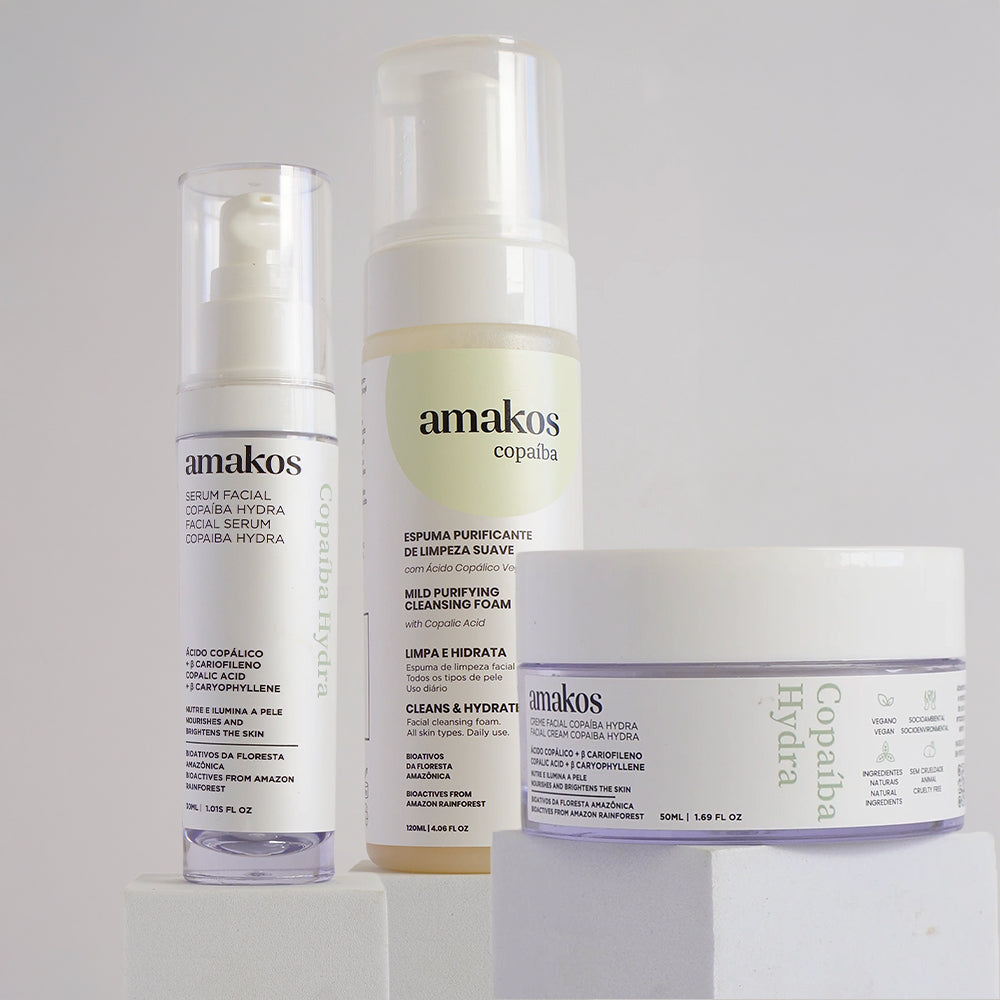 Ritual Copaíba - Creme Facial + Espuma + Sérum de Copaíba